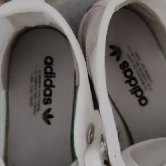 Adidas Nizza size 61/2 not true to size  transparent shoes all white - Picture 5 of 6